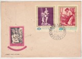 bnk fil FDC Reproduceri de arta 1967 40bani +1.55 lei