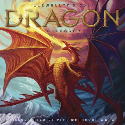 Llewellyn&amp;#039;s 2024 Dragon Calendar foto