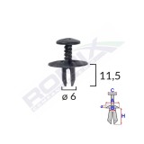 CLIPS FIXARE PENTRU BMW MINI 6X11.5MM - NEGRU SET 10 BUC 62136