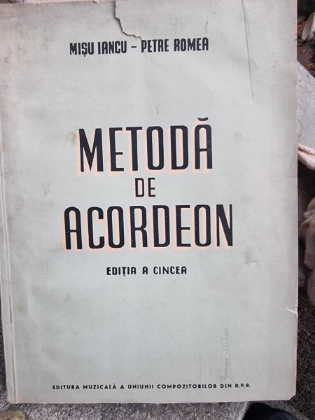 Misu Iancu, Petre Romea - Metoda de Acordeon Editia a V-a
