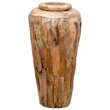 vidaXL Vază decorativă, 40 x 80 cm, lemn masiv de tec 285210