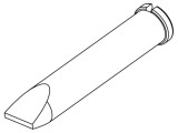 Varf de lipit ERSA tip surubelnita, 5mm, pentru statie/ciocan de lipit, cod 0102CDLF50/SB