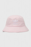 Adidas Originals pălărie din bumbac culoarea roz, bumbac IS4628