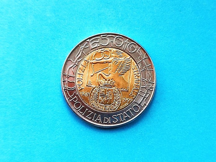 500 Lire1997 Italia-AUNC-mai Rar -in realitate arata bine!