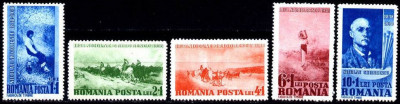 C2580 - Romania 1938 - Centenar Grigorescu 5v.neuzat.perfecta stare foto