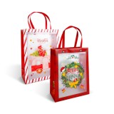 Punga decorativa pentru cadouri &ndash; 24 x 19,5 x 9,5 cm &ndash; 2 modele &ndash; material plastic Best CarHome