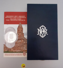 (M) Moneda argint - Biserica de la Densus foto