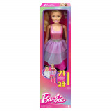 Cumpara ieftin Papusa in tinuta roz, Barbie, 71 cm, HJY02