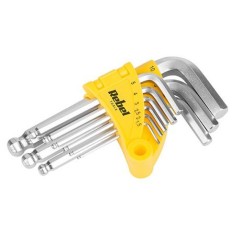 Set chei imbus otel crom-vanadiu Rebel, 9 piese/set