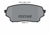 Set placute frana TEXTAR 2430101
