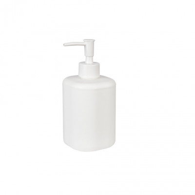 Dispenser de sapun Livarno home, capacitate 400 ml, plastic, alb foto