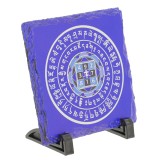 Cumpara ieftin Placa (placheta) de amplificatoare a sumei lui 10 &amp;#8211; Amuleta suma 10 albastra cu patratul magic