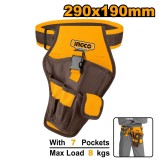 Centura pentru scule cu 7 buzunare - Ingco HTBP030128
