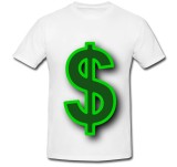 Cumpara ieftin Tricou &quot; Simbol dolar verde &quot;