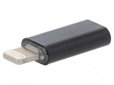 Adaptor Apple Lightning la USB-C Negru Cablexpert foto