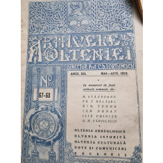 Revista Arhivele Olteniei nr.67-68/1933
