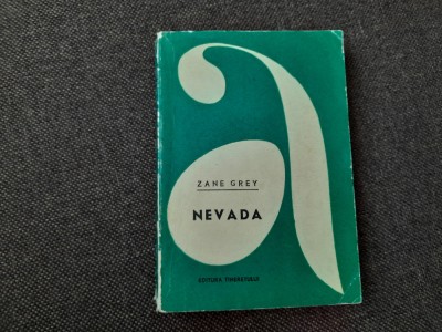 ZANE GREY - NEVADA COLECTIA AVENTURA RF24/4 foto