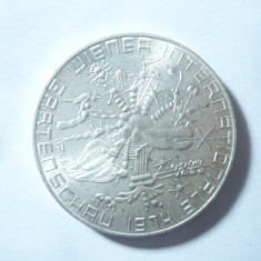 Moneda 50 schillingi Austria 1974 argint , cal. UNC Expozitia flori