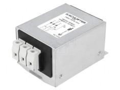 Filtru anti-interferențe trifazic 480V 10A 61x75x48mm