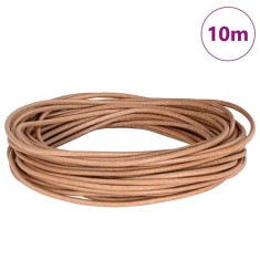 vidaXL Cord din Piele Maro &Oslash;2,5 mm x 10 m Piele 42022022