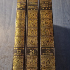 Secolul lui Ludovic 14 3 volume Will Durant editie de lux