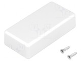 Carcasă universală ABS gri 40mm x 80mm x 20mm IP54 1551