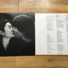 JOHN LENNON / YOKO ONO - DOUBLE FANTASY (1980,GEFFEN, UK) vinil vinyl