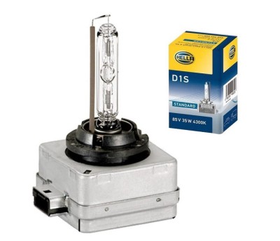 Bec auto Xenon D1S pentru far Hella 3200 lumeni; temp. culoare 4300K 35W PK32d-2 , 12/24V, 1 buc. 8GS009028111 foto