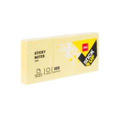 Set 300 Notite Adezive Deli Stick Up, 38x51 mm, Galben, Bloc Notite Adezive, Notite Adezive la Bloc, Set de Notite Adezive, Sticky Notes, Post It Note