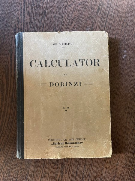 Gh. Vasilescu Calculator de dobinzi