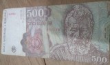 Romania postdecembrista 500 lei 1991 aprilie