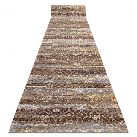 Traversa anti-alunecare DIGITAL - BERGEN Marocani trellis bej / gri, 100 cm
