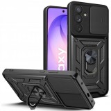 Husa pentru Samsung Galaxy S26 FE / S25 FE, Techsuit, CamShield, Neagra