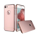 Husa iPhone 7 MyStyle Elegance Luxury 3in1 Rose Gold, Protectie Soc, Praf, Zgarieturi, Carcasa PC Auriu/Roz