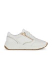 Geox sneakers din piele D CRISTAEL culoarea alb, D45MXE 00085 C1000