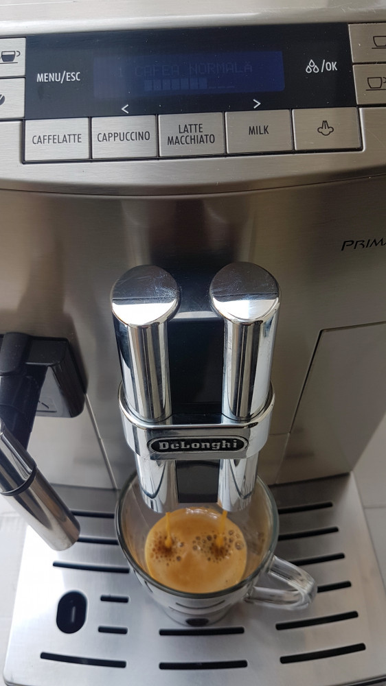 Espressor DeLonghi Primadonna S inox Deluxe expresor automat, cappuccino,  Latte | Okazii.ro