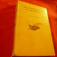 Sax Rohmer - Diabolicul Fu-Manchu - Colectia Masca 1932 ,lb.franceza ,253pag