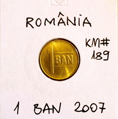 1 ban 2007, Rom&amp;acirc;nia, UNC/ din fișic foto