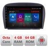 Navigatie Mercedes SL W230 2004-2011 E-W230 Octa Core cu Android Radio Bluetooth Internet GPS WIFI DSP 4+64GB 4G CarStore Technology