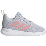 Cumpara ieftin Pantofi sport copii Adidas Lite Racer CLN, Gri, Material tip plasa, Talpa moale, Elastic