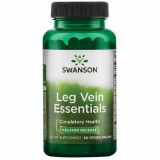 Supliment Alimentar pentru Picioare Reci Obosite si Varice Leg Vein Essentials 60 capsule Swanson, Swanson Health Products