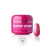 Gel UV Silcare Base One Metallic &ndash; Pink 10, 5g