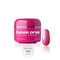 Gel UV Silcare Base One Metallic – Pink 10, 5g