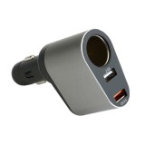 &Icirc;ncărcător auto Roll Fast cu 2 porturi USB și Quick Charge 3.0