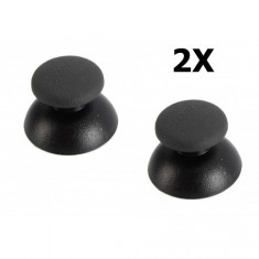 2 x Analog Thumbsticks Cap pentru Controller PS2 PS3 Culoare Negru foto