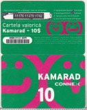 bnk card Romania - Connex - reincarcare 10 $ Kamarad 2 - RO-CON-REF-0034