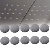 Set 12 Clipsuri Fixare Tapiterie Plafon Auto Gri AVEX, Diametru 2cm, Metal si Tesatura, Include Suruburi