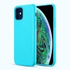 Husa silicon soft-touch compatibila cu Apple IPhone 11, Turquoise Mint, ALC MOBILE