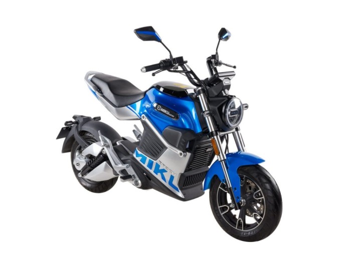 Motocicleta electrica ZT-59 EEC, motor 3000W, 72V 20Ah, viteza 89 Km/h, autonomie 130 Km - Albastru