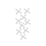 Set distantiere tip cruce pentru gresie si faianta, 1.5 mm, 200 elemente, Geko G00444-1.5